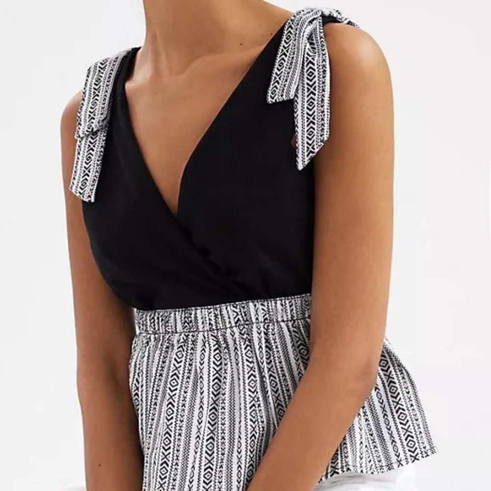 Dolan V-Neck Tie Tank - Picture 2 of 3